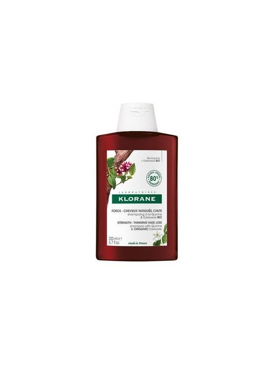 Klorane SHAMPOO QUININA E EDELWEISS BIO anticaduta capelli 200ml