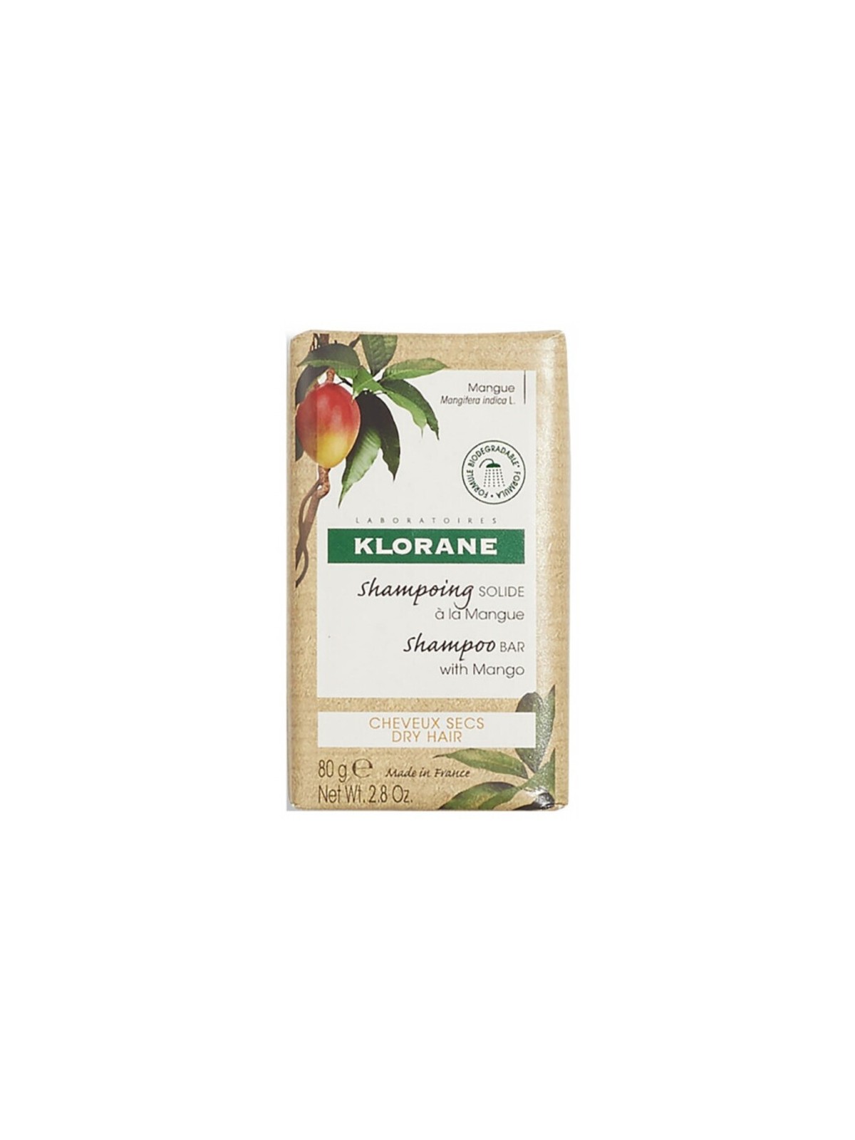 Klorane AL MANGO shampoo solido 80 gr unisex