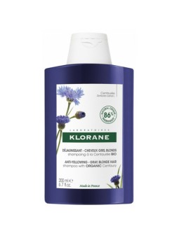 Klorane Anti-Yellowing Shampoo With Centaury 200ml Gray, Blond Hair