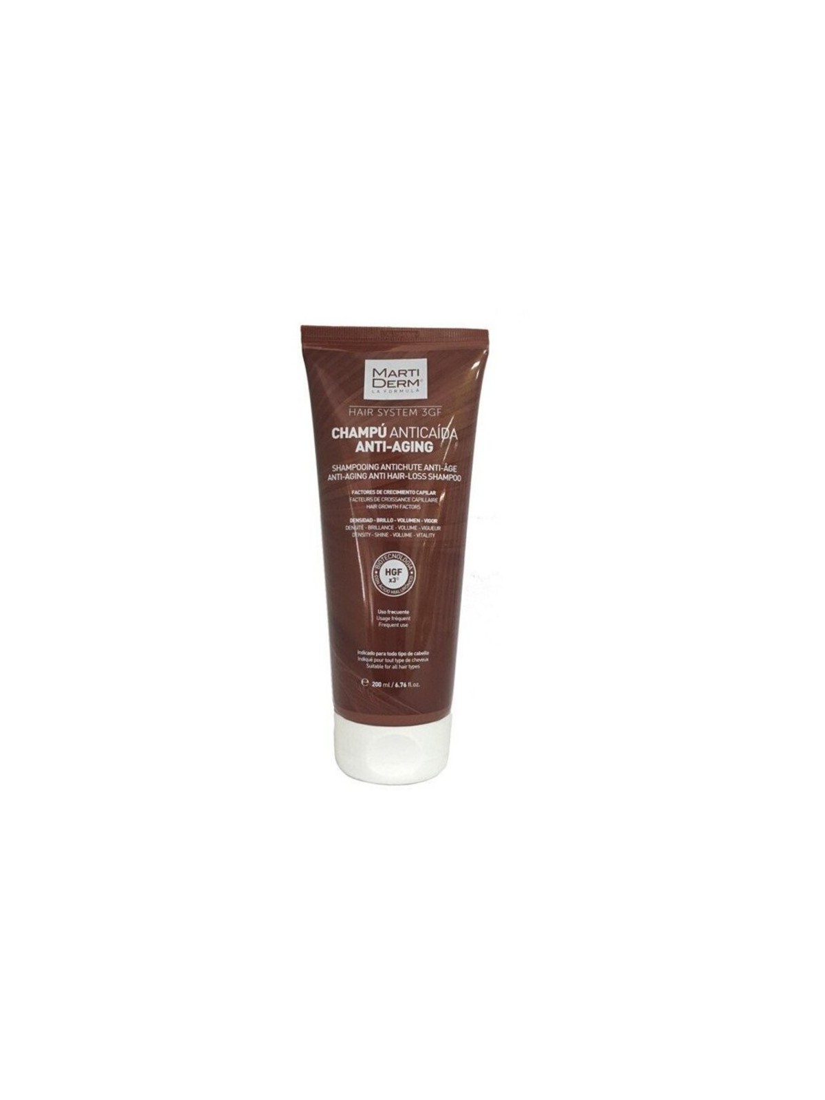 Martiderm Shampoo Anti Invecchiamento e Anti Caduta dei Capelli 200ml Unisex