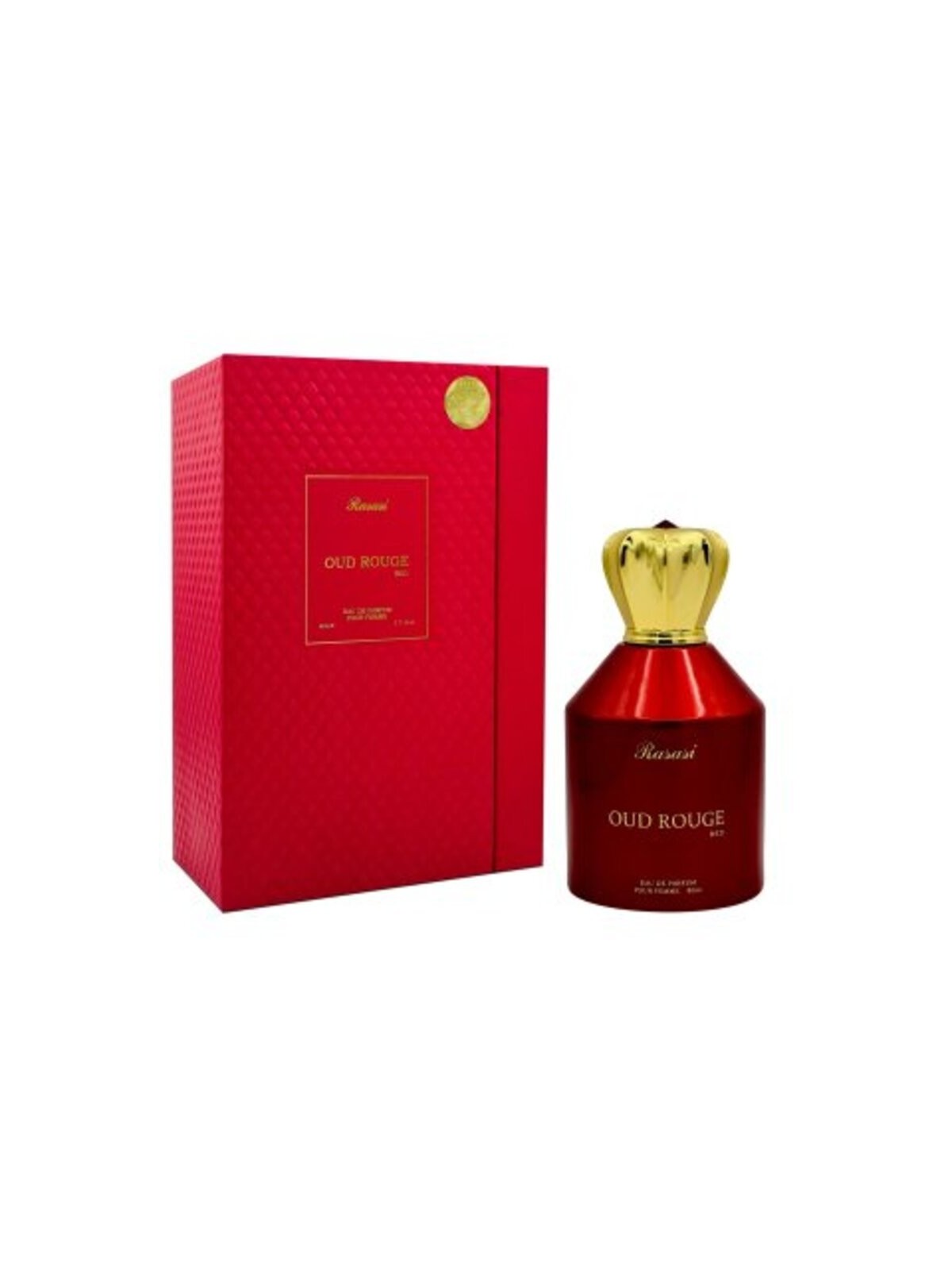 Rasasi Oud Rouge Red - Eau de Parfum Donna 80ml