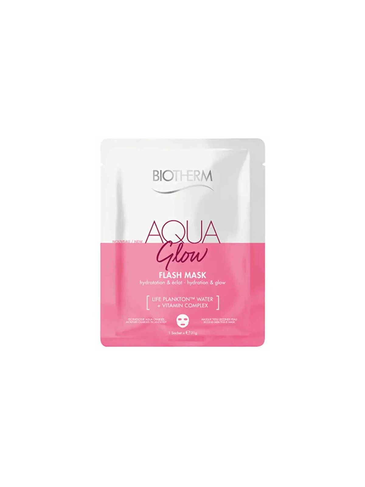 Biotherm Aqua Glow Flash Mask 31g Sensitive Skin
