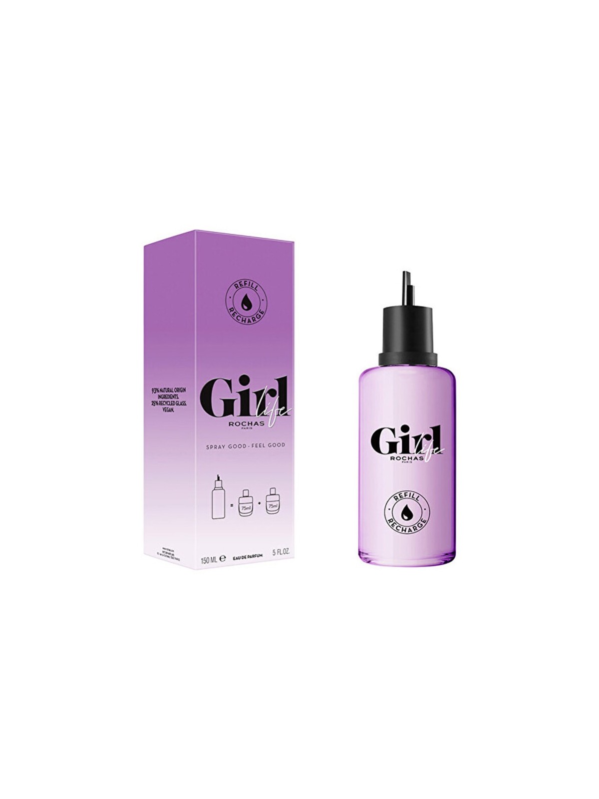 Rochas Girl Life eau de parfum ricarica 150ml