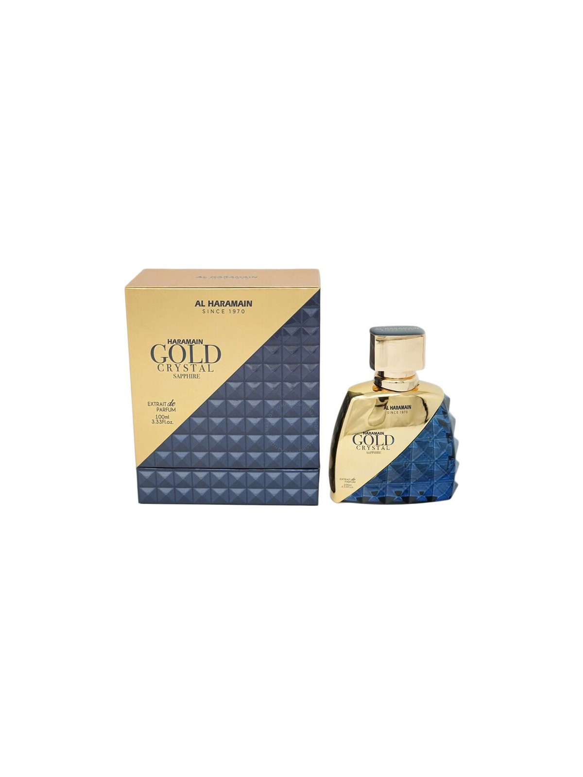 Profumo Al Haramain Zaffiro Cristallo Dorato 100ml