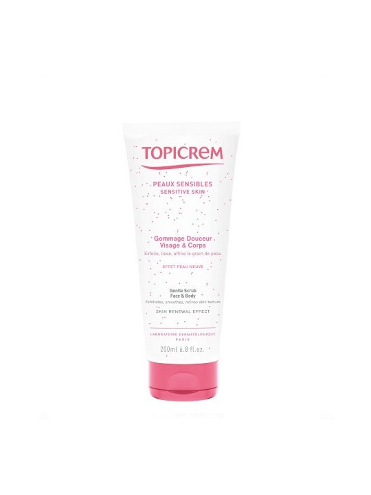 Topicrem Gentle Scrub pelle sensibile Peeling delicato del corpo donna 200ml