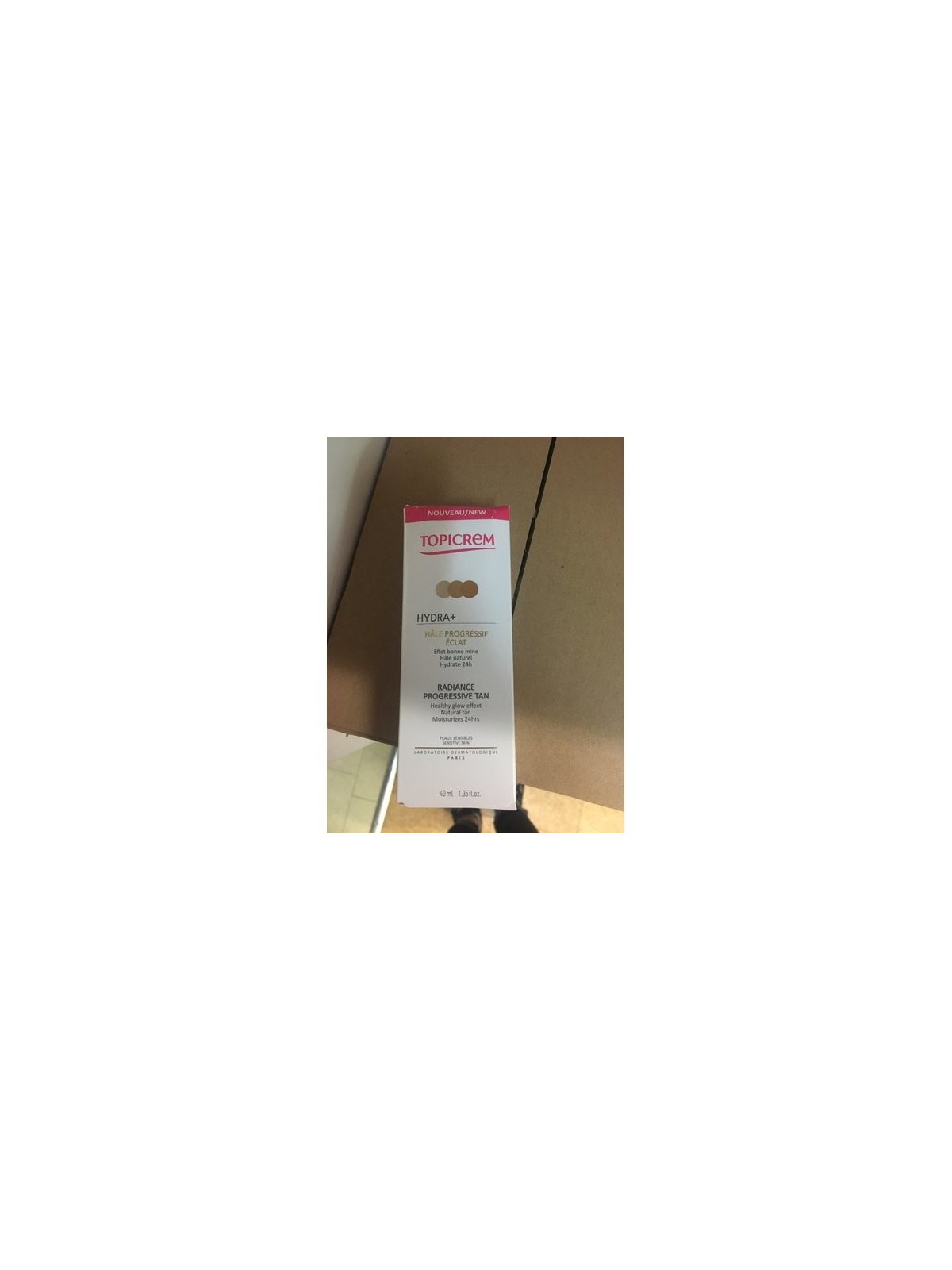 Topicrem HYDRA Radiance Crema Abbronzatura Progressiva Idratante per il viso donna 40ml
