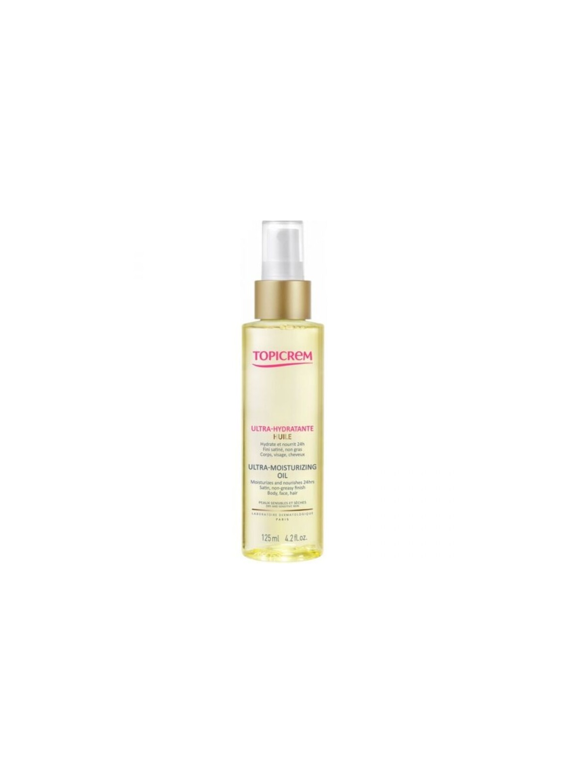 Topicrem Olio UltraIdratante Tlov olej con effetto idratante donna 125ml