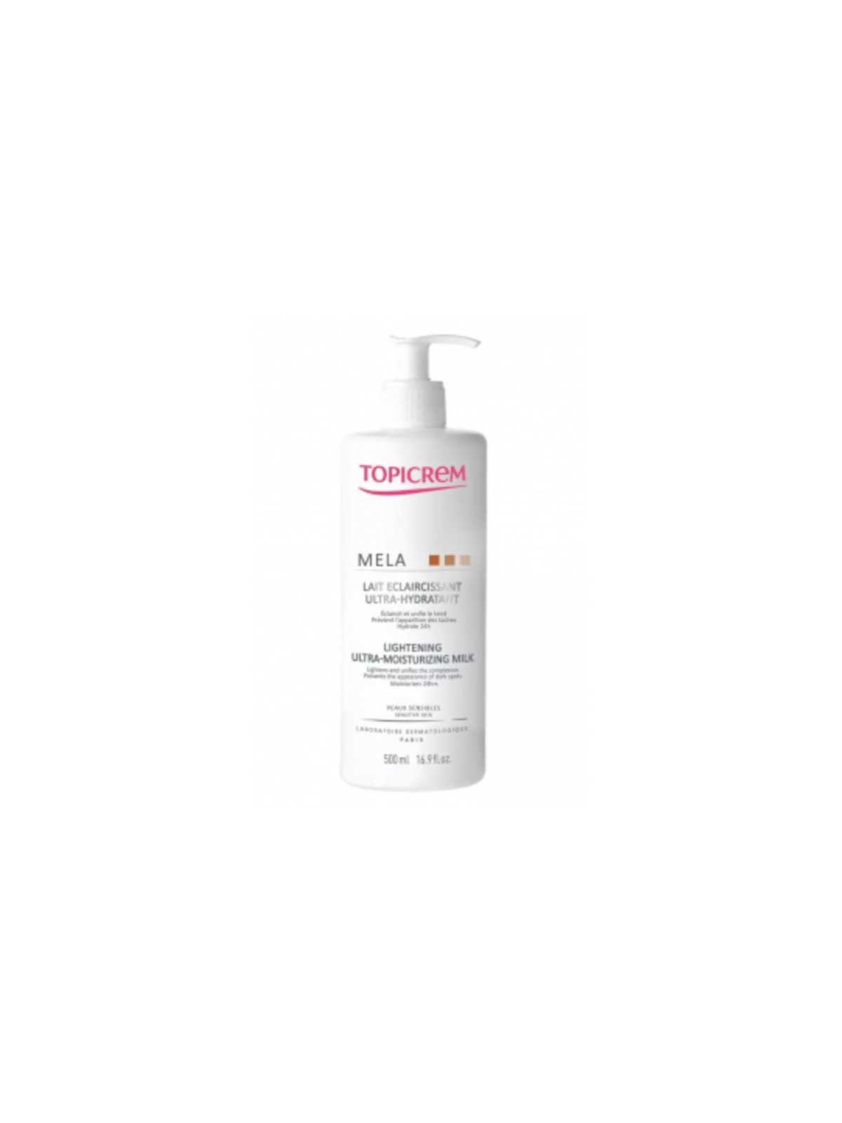 Topicrem MELA Latte Corpo UltraIdratante SPF15 500ml