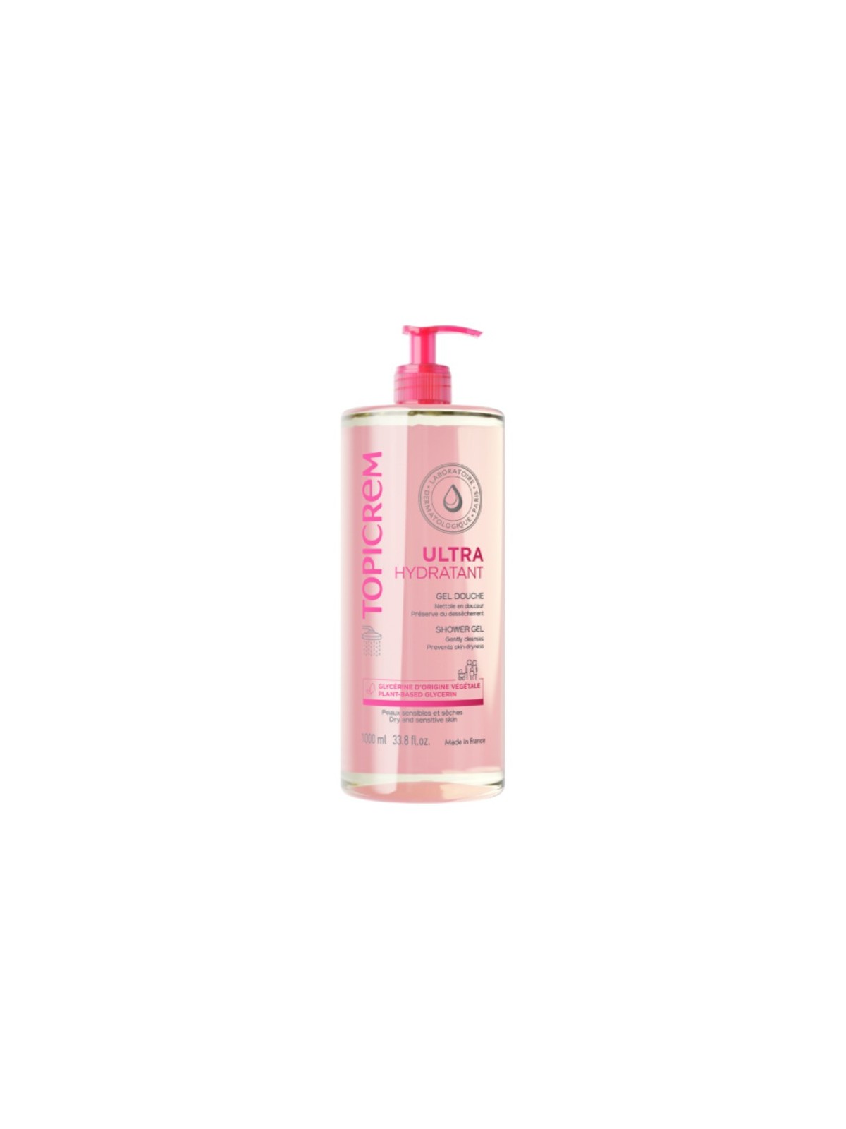 Topicrem UH Gel Detergente Delicato 1000ml Unisex