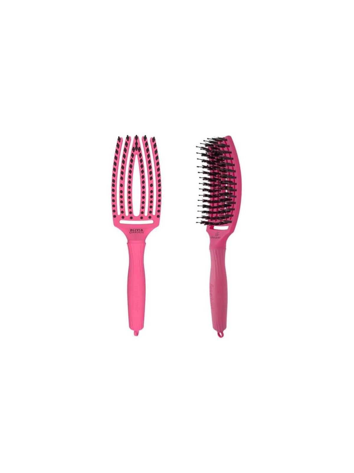 Spazzola Fingerbrush Hot Pink - Olivia Garden
