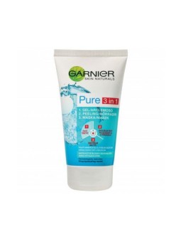 GARNIER Pure 3in1 Cleansing Gel Scrub Mask 150ml