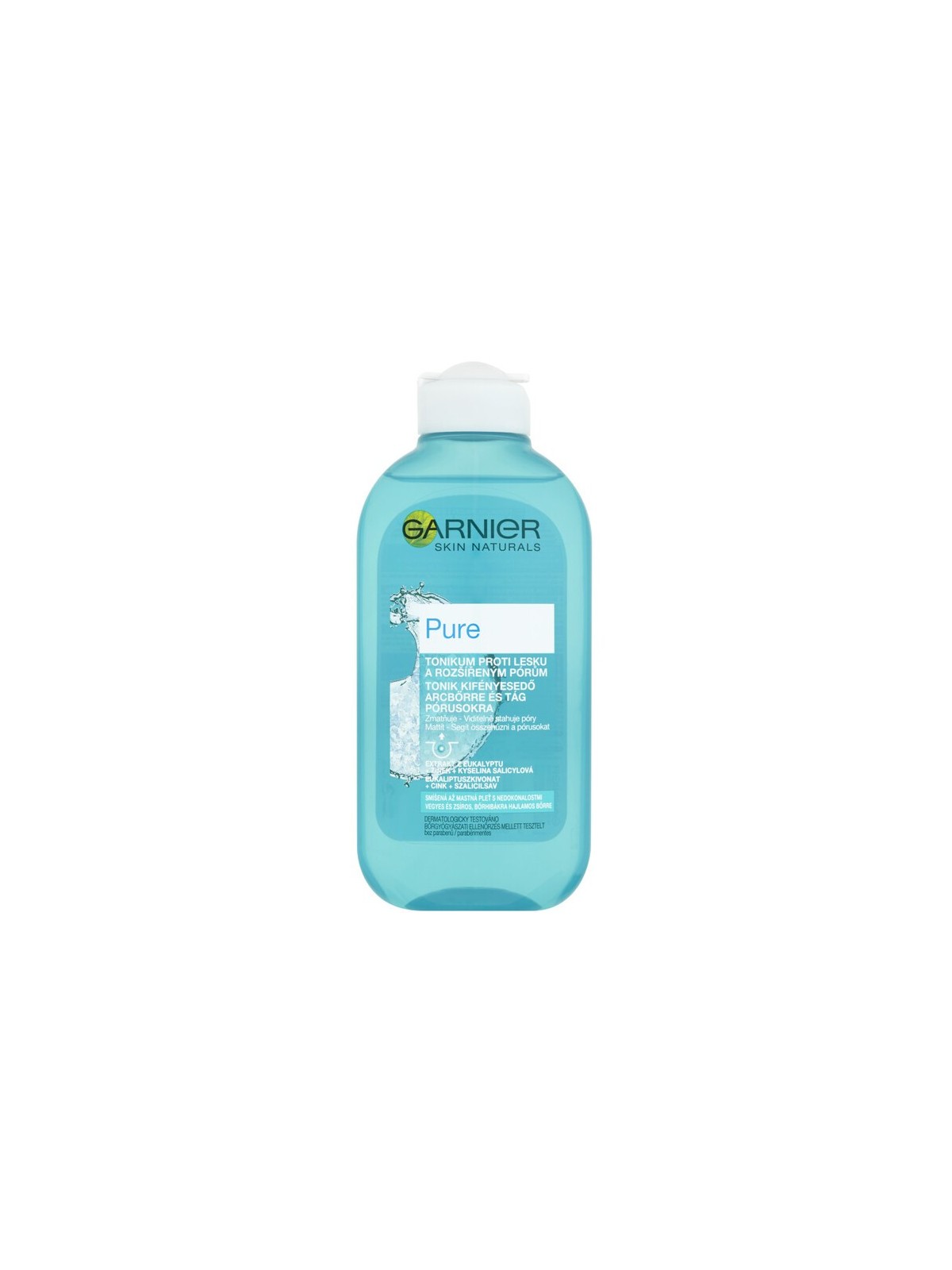 Garnier Tonico detergente contro lucidità e pori dilatati Pure 200ml donna GARNIER www.essenzetotalstyle.com 