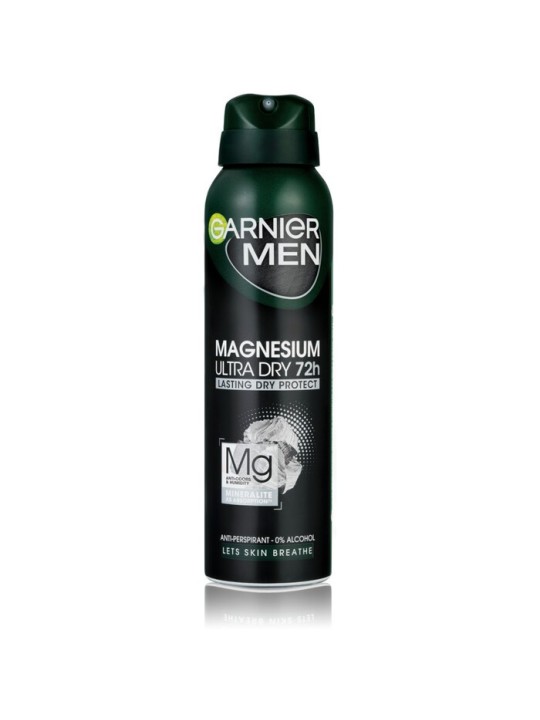 GARNIER MEN Magnesium Ultra Dry Deospray Antitraspirante per uomo con magnesio uomo 150ml