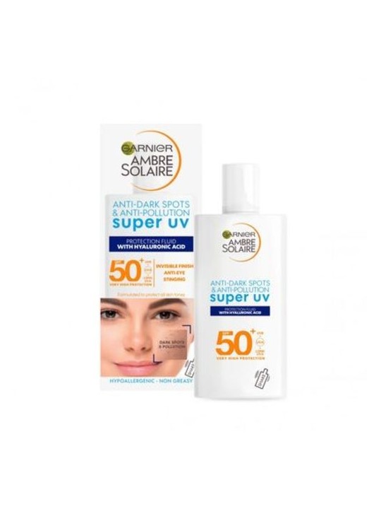 GARNIER Ambre Solaire Fluido Super Protezione UV SPF50 donna 40ml