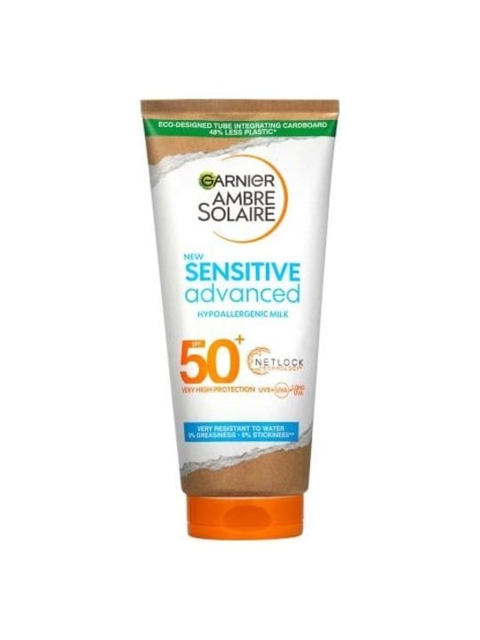 GARNIER Ambre Solaire Sensitive Latte Ipoallergenico SPF50