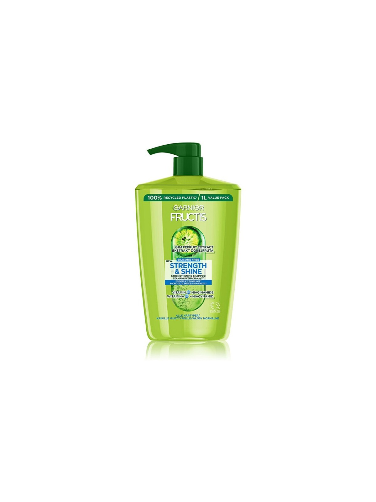 Shampoo rinforzante Fructis Strength Shine donna 1000ml