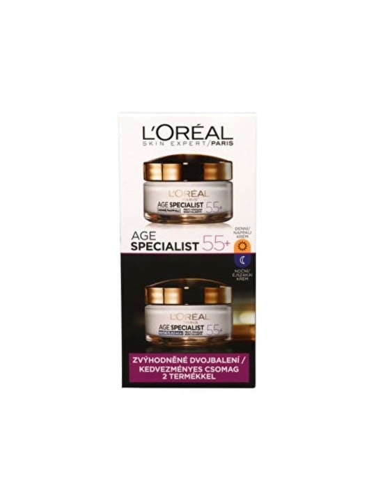 LOrï¿½ï¿½al Set Antirughe Giorno e Notte Age Special ist 55 2 x 50 ml donna 50ml