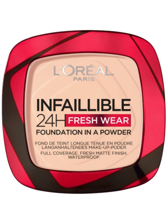 Fondotinta L'Orï¿½ï¿½al Paris INFALLIBLE 24H Fresh Wear in polvere 130 True Beige