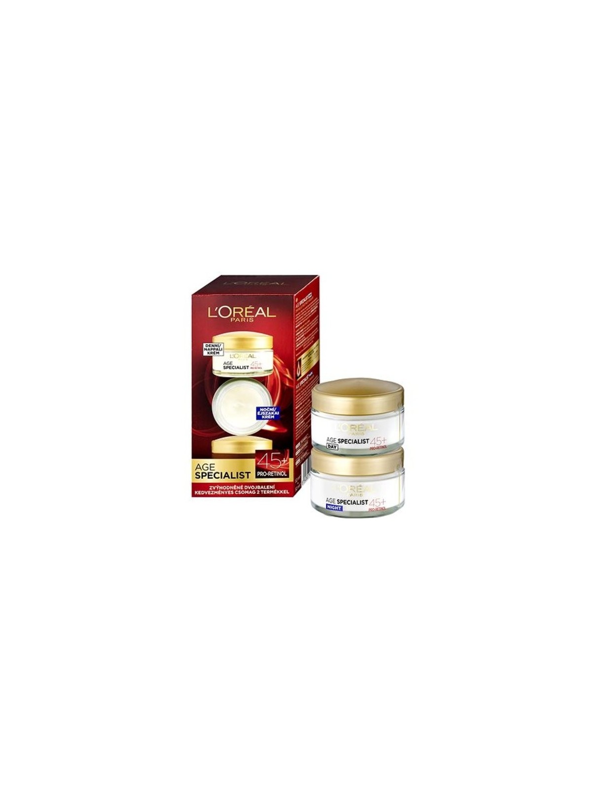 Lï¿½ï¿½Orï¿½ï¿½al Set specialista etï¿½ï¿½ 45 donna 50ml