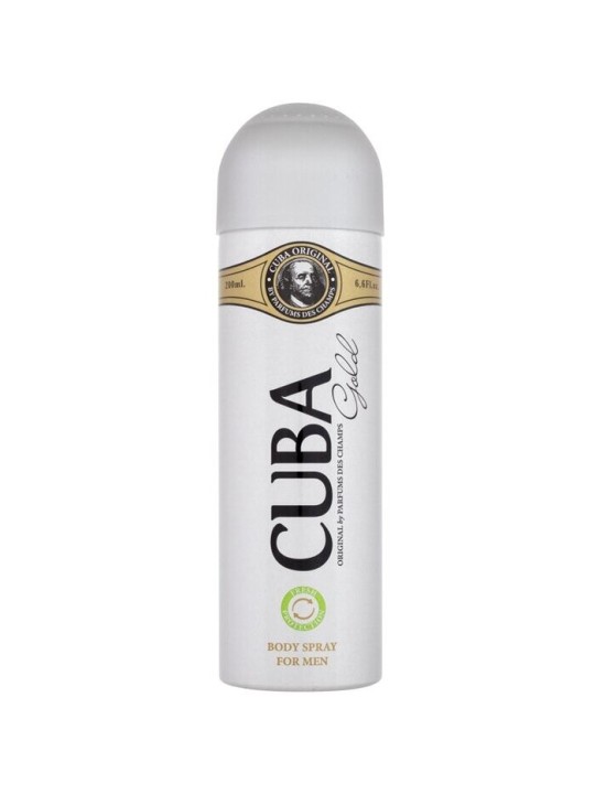 Cuba Deospray Cuba Oro uomo 200ml