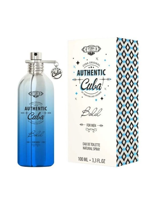 Eau de Toilette Cuba Authentic Bold Uomo 100ml