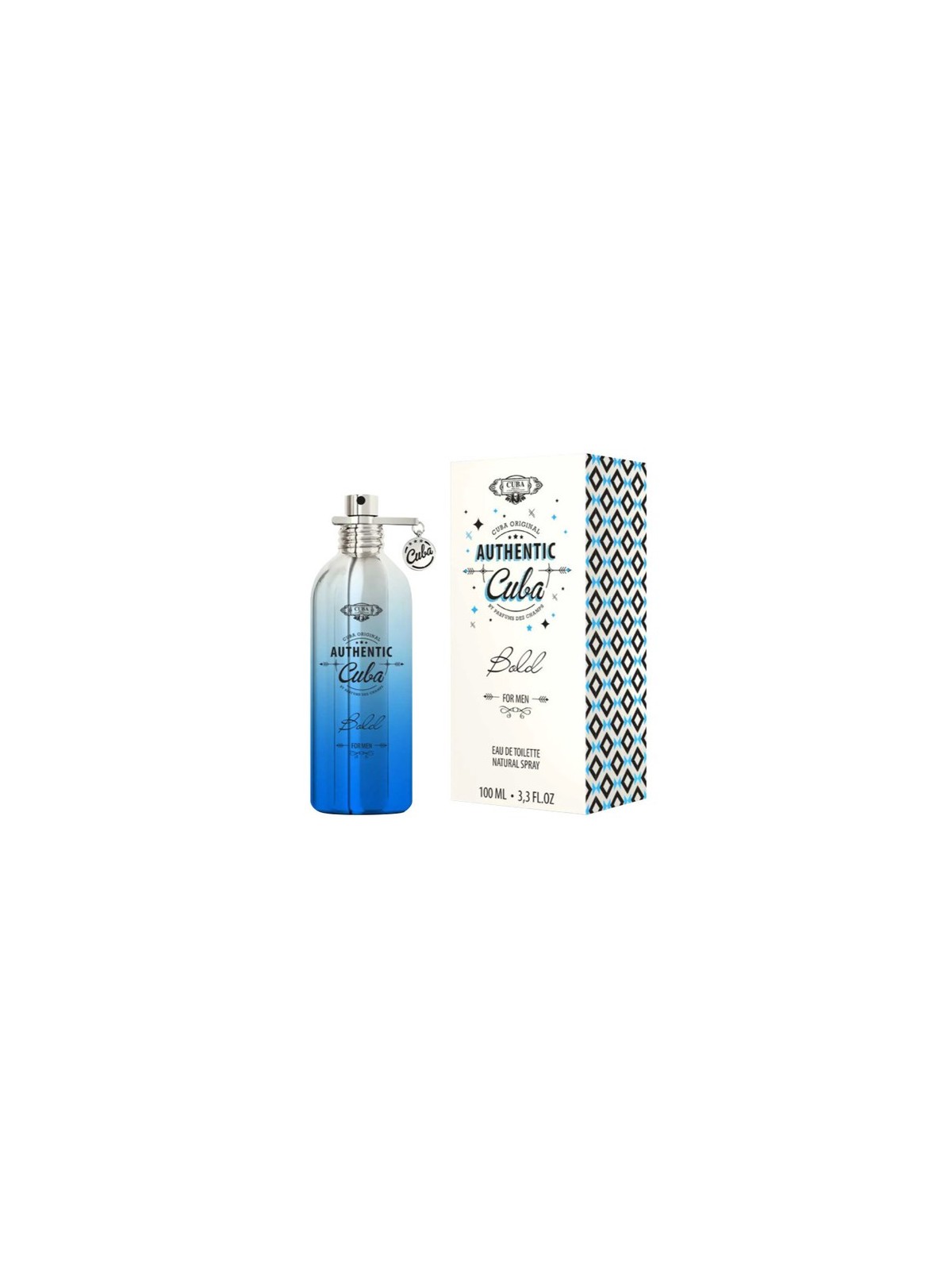 Eau de Toilette Cuba Authentic Bold Uomo 100ml