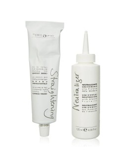 Fanola Straightening Cream Kit 220ml Crema 100ml-Smoothing Neutraliseren Cream 120ml