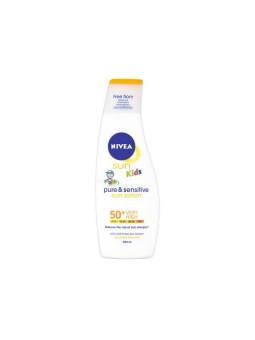 Nivea Lozione solare per bambini SPF 50 Sun Kids Lozione solare Pure Sensitive 200 ml donna 200ml