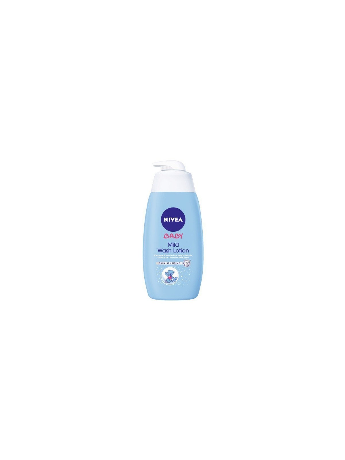 Nivea Gel detergente per viso corpo e capelli per bambini Baby 500 ml donna 450ml