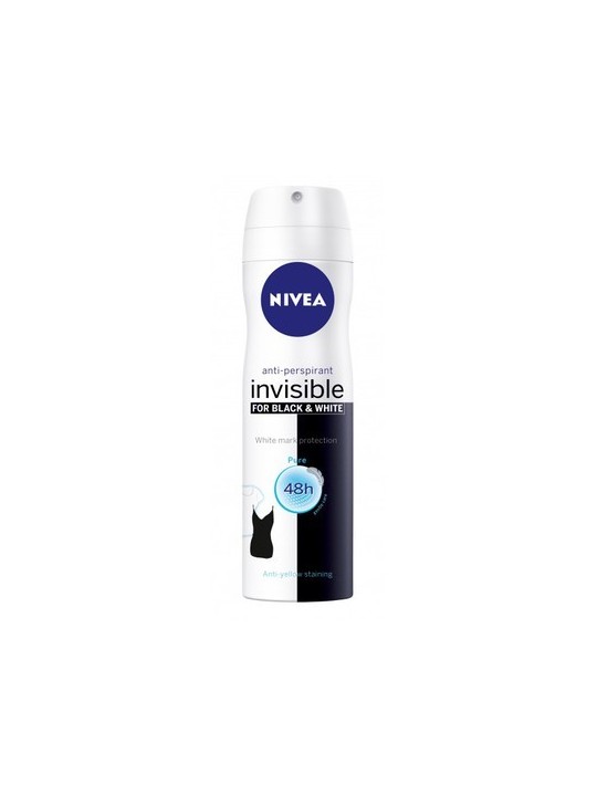 Nivea Invisibile per bianco e nero Puro antitraspirante donna 150ml