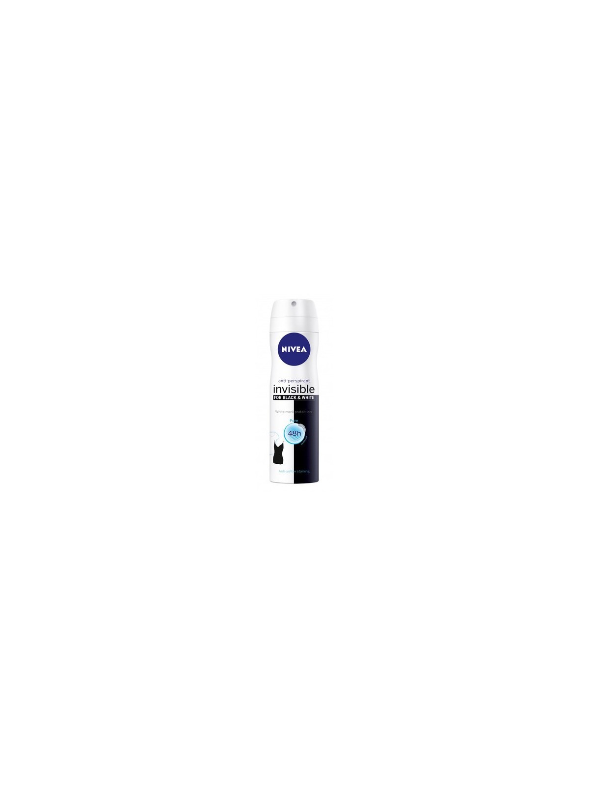 Nivea Invisibile per bianco e nero Puro antitraspirante donna 150ml