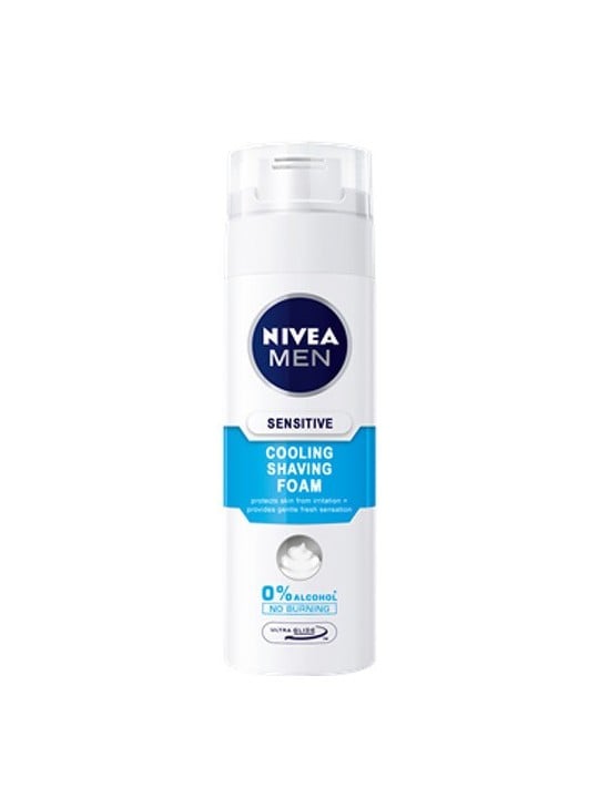 Nivea Schiuma da barba rinfrescante sensibile uomo 200ml