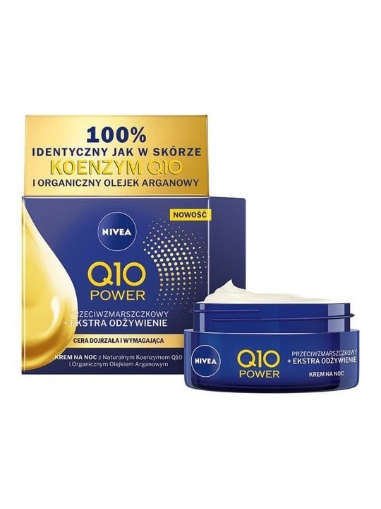 Nivea Q10 Power Antirughe  Rassodante Crema viso notte donna 50ml