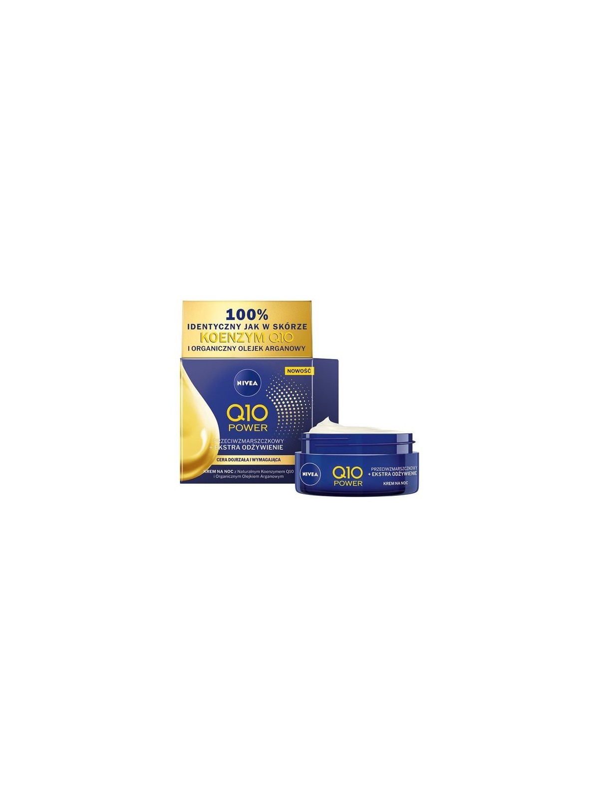 Nivea Q10 Power Antirughe  Rassodante Crema viso notte donna 50ml