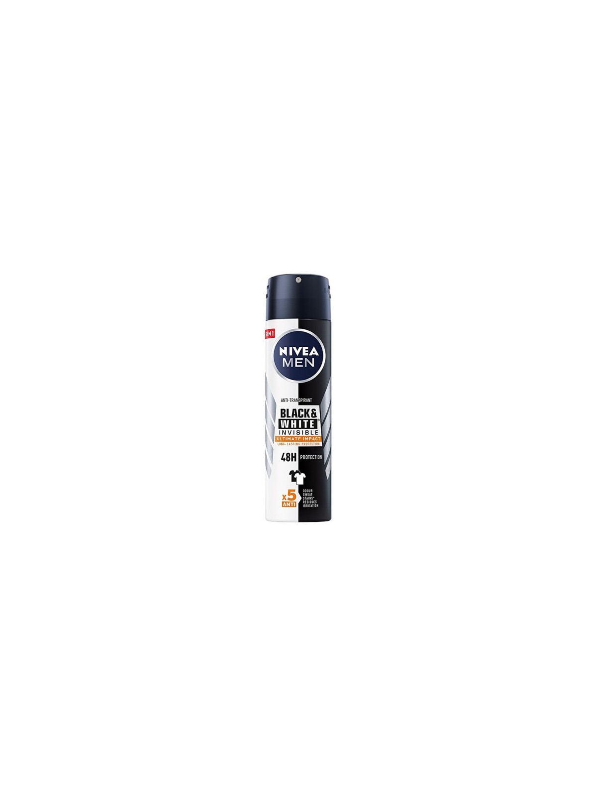 Nivea Men Invisible Black & White Ultimate Impact Spray antitraspirante