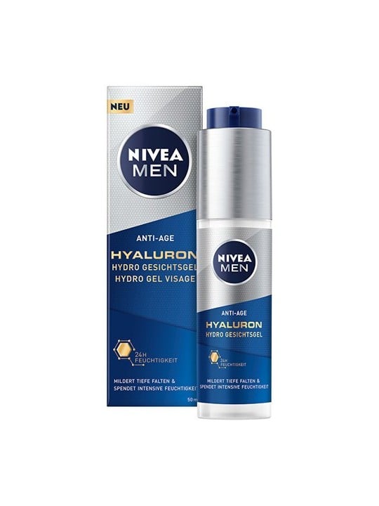 Gel viso antirughe NIVEA Men Hyaluron 50ml