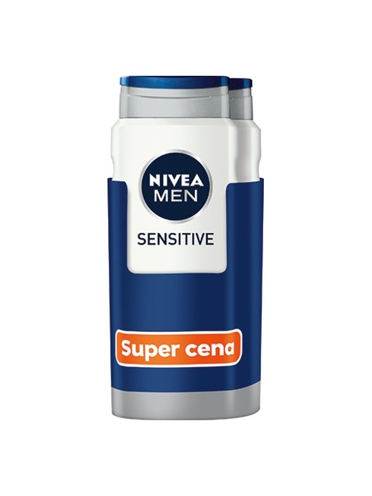 Nivea Gel doccia uomo sensibile 2 x 500 ml uomo