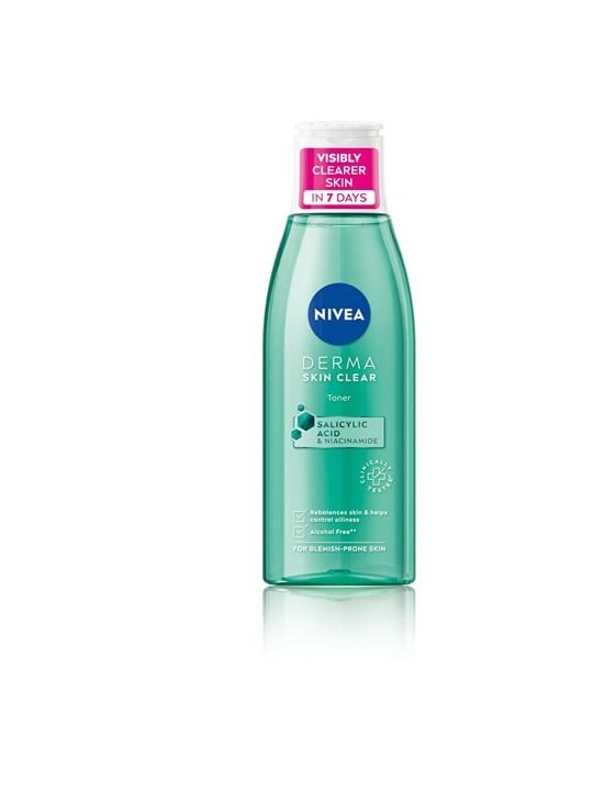 Nivea Tonico trasparente Derma Skin donna 200ml
