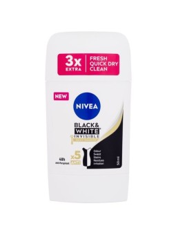 Nivea Bianco e Nero Invisibile Liscio Setoso 48 ore pelle sensibile donna 50ml