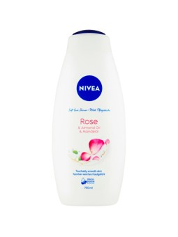 Nivea Gel doccia al latte di rosa e mandorla donna 750ml