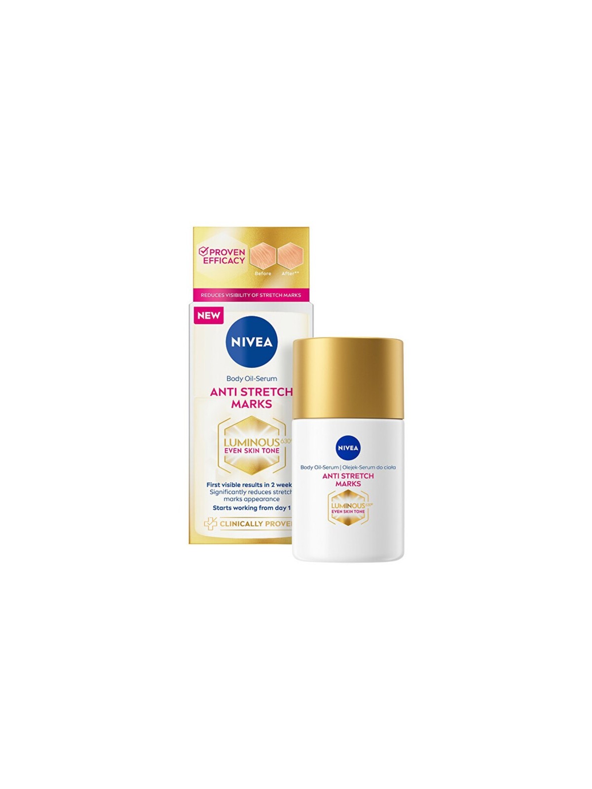 Nivea Luminous 630 BodyOil Serum Siero olio per il corpo donna 100ml