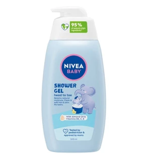 Docciaschiuma per corpo e capelli Baby Shower Gel 500ml Code: kNI581 Nivea www.essenzetotalstyle.com 