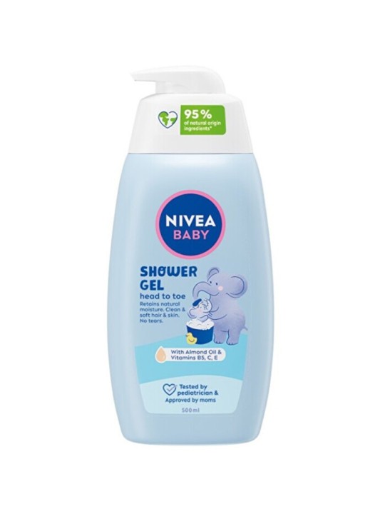 Docciaschiuma per corpo e capelli Baby Shower Gel 500ml Code: kNI581 Nivea www.essenzetotalstyle.com 