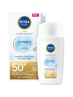 Nivea Specialist Invisible Daily Fluid SPF 50 Crema per la pelle unisex 40ml