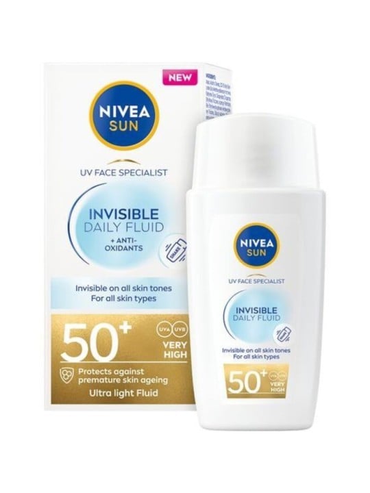 Nivea Specialist Invisible Daily Fluid SPF 50 Crema per la pelle unisex 40ml