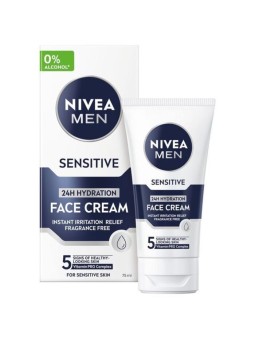 Crema viso idratante Nivea Sensitive per uomo e donna 75ml