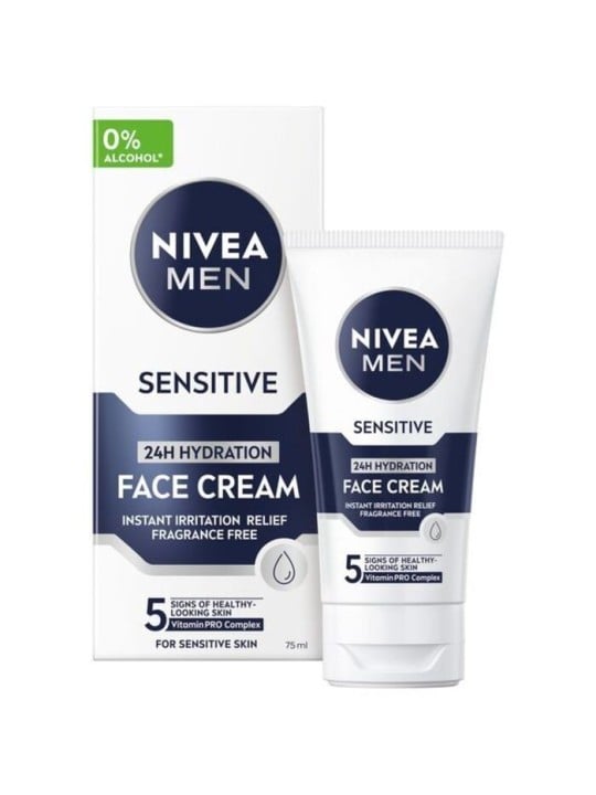 Crema viso idratante Nivea Sensitive per uomo e donna 75ml