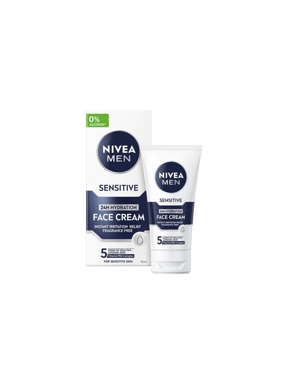Crema viso idratante Nivea Sensitive per uomo e donna 75ml