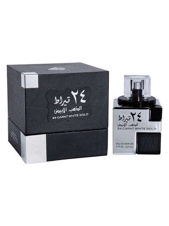 Lattafa 24 Carat White Gold Eau de Parfum Spray 100ml