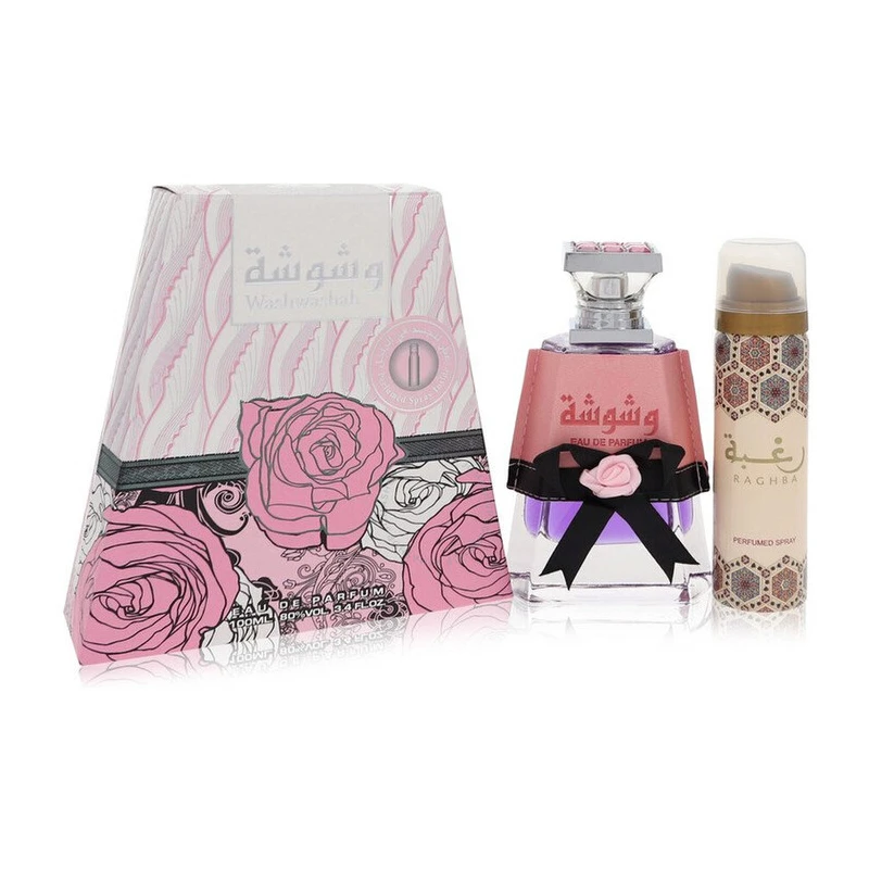 Lattafa Washwashah Giftset 150ml eau de parfum Spray 100ml-Deodorant Spray 50ml